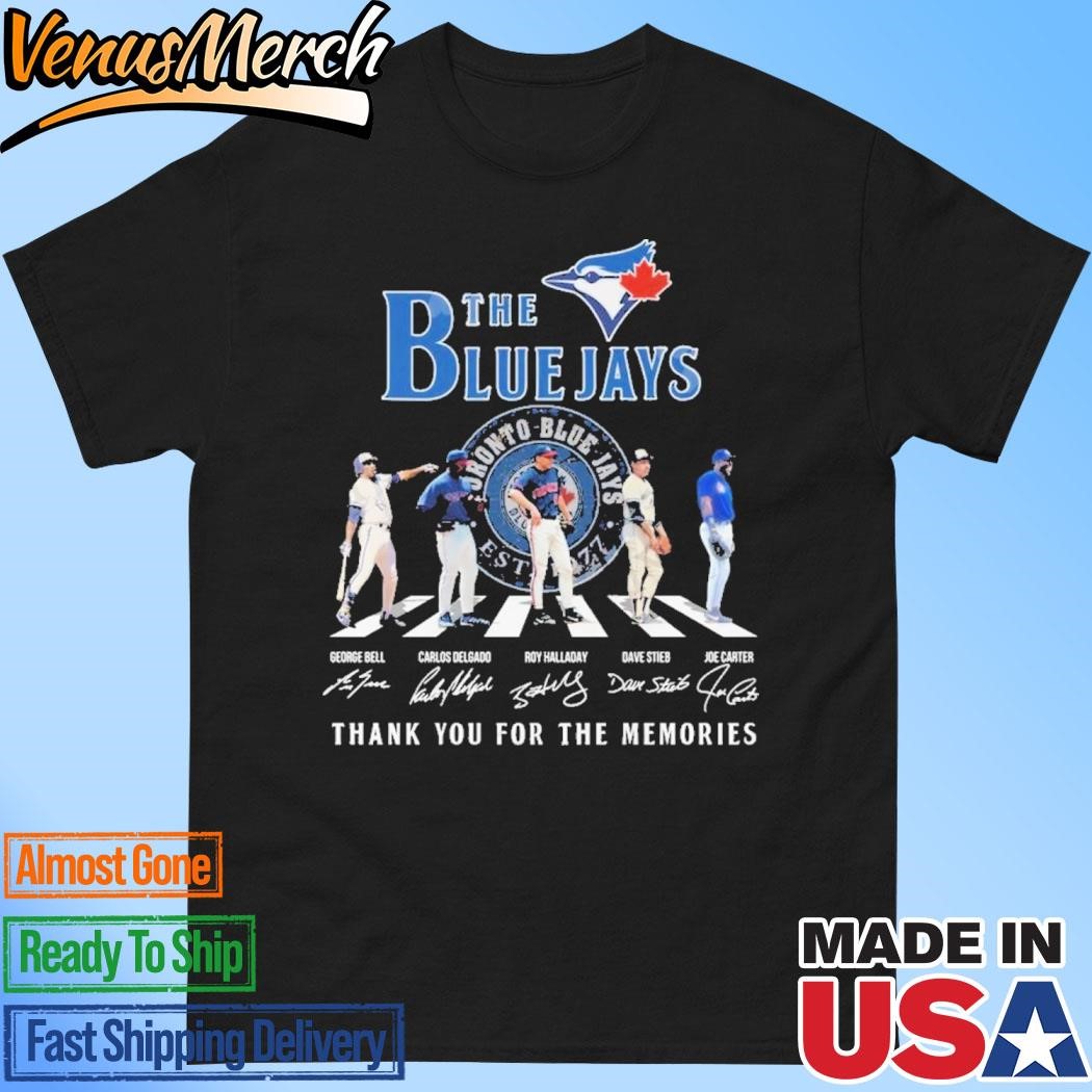 Official The Blue Jays Est 1977 Thank You For The Memories T-Shirt