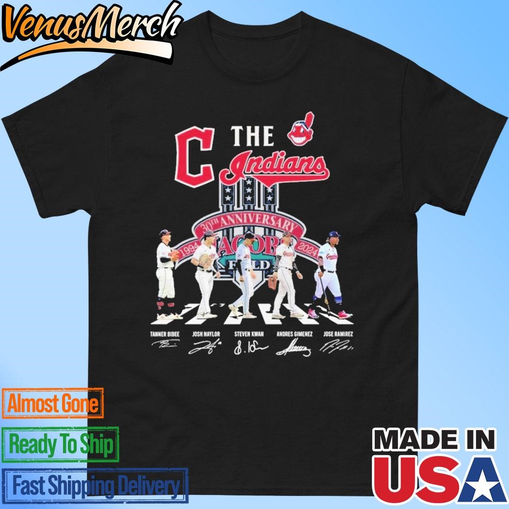 Official The Cleveland Guardians 30th Anniversary 1994-2024 Signature Unisex T-Shirt