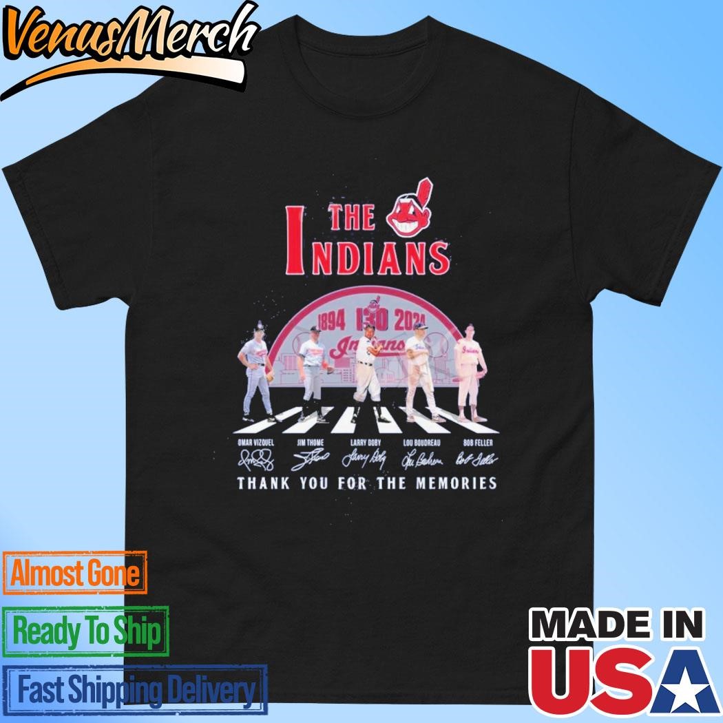 Official The Indians 130 Years Of 1894-2024 Thank You For The Memories T-Shirt