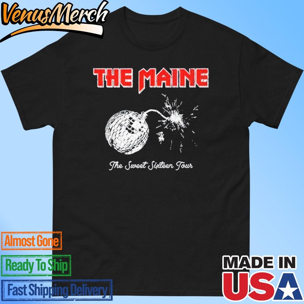 Official The Maine The Sweet Sixteen Bomb Tour Shirt