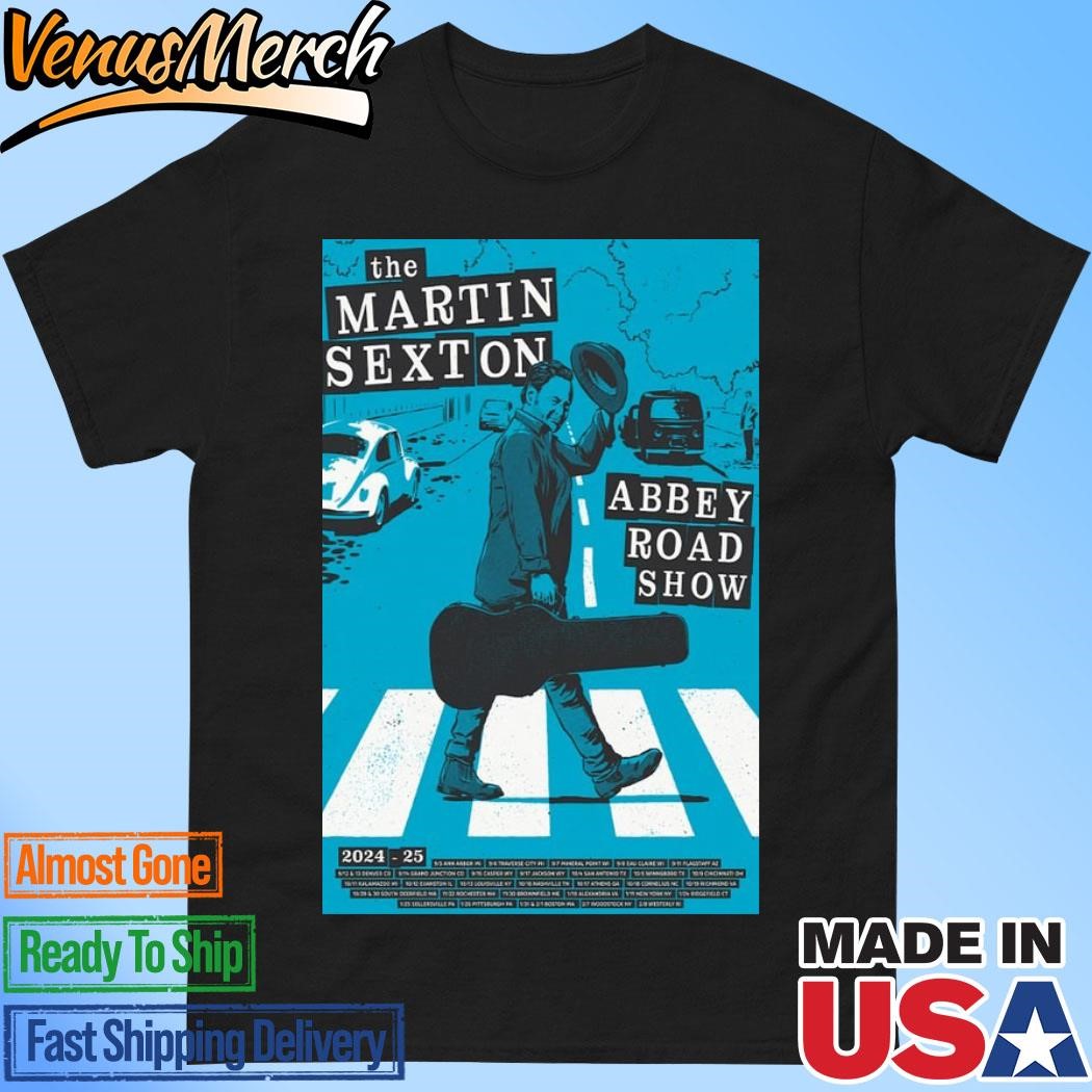 Official The Martin Sexton Abbey Road Show 2024 2025 Poster Shirt