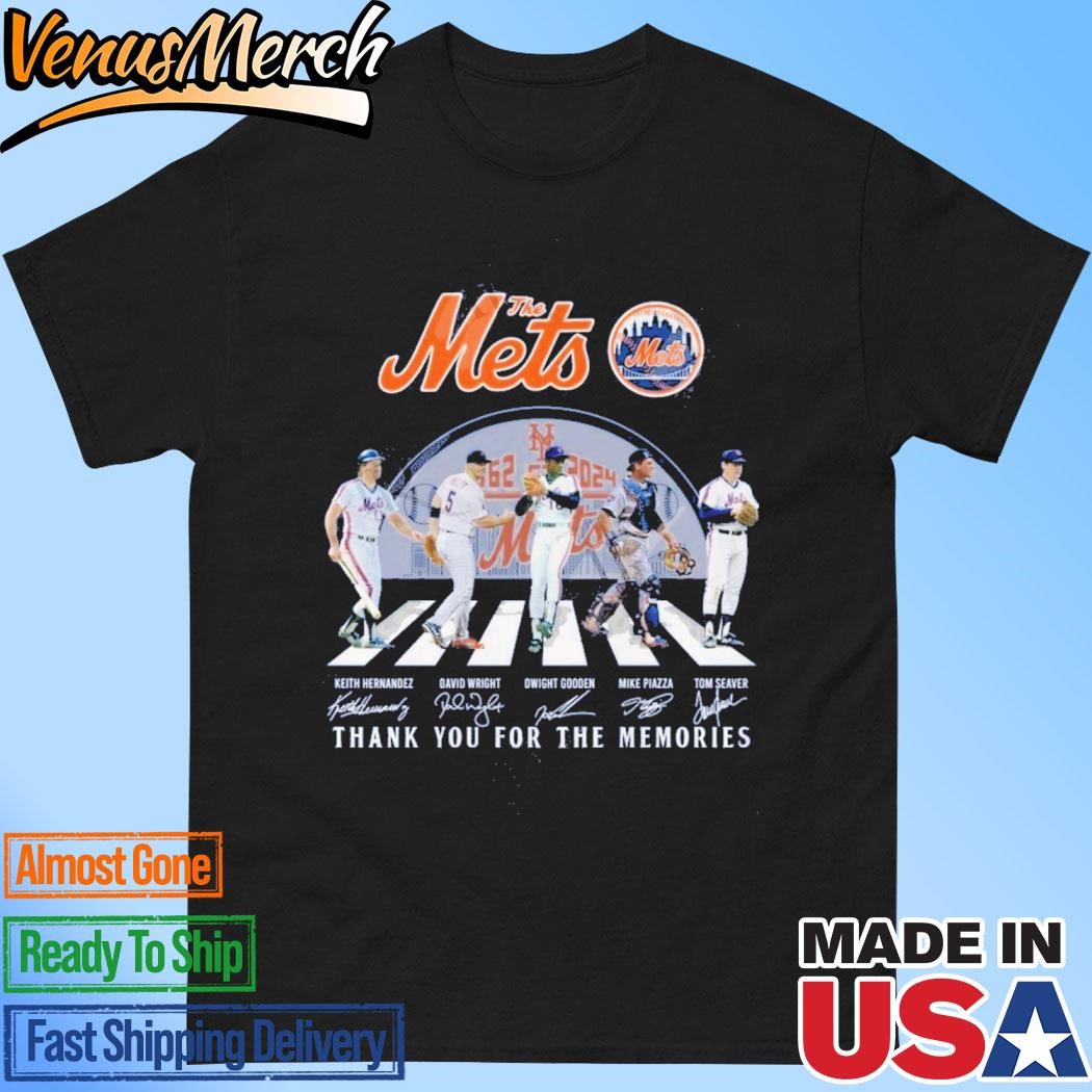 Official The Mets 1962-2024 Thank You For The Memories T-Shirt