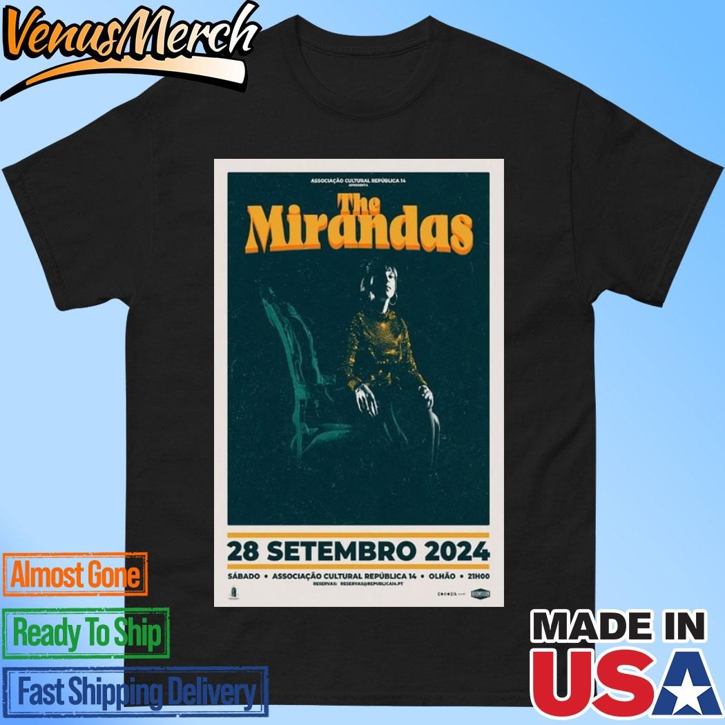 Official The Mirandas Associação Cultural República 14 September 28 2024 Poster Shirt