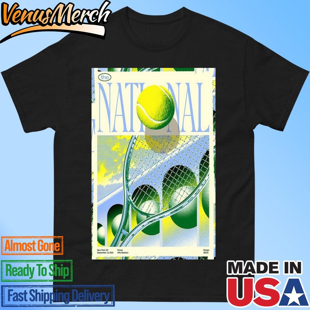 Official The National New York, NY September 13 2024 Forest Hills Stadium Concert Poster Shirt