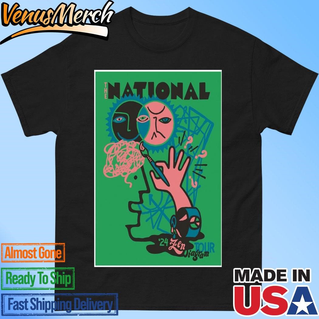 Official The National Zen Diagram Tour 2024 Potser Shirt