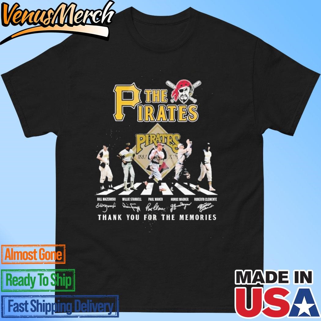 Official The Pirates 1882-2024 Thank You For The Memories T-Shirt