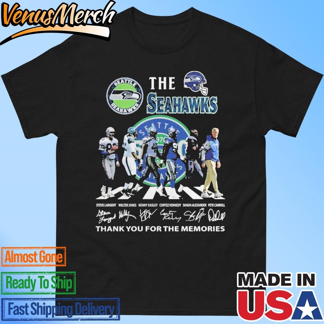 Official The Seattle Seahawks Thank You For The Memories T-Shirt