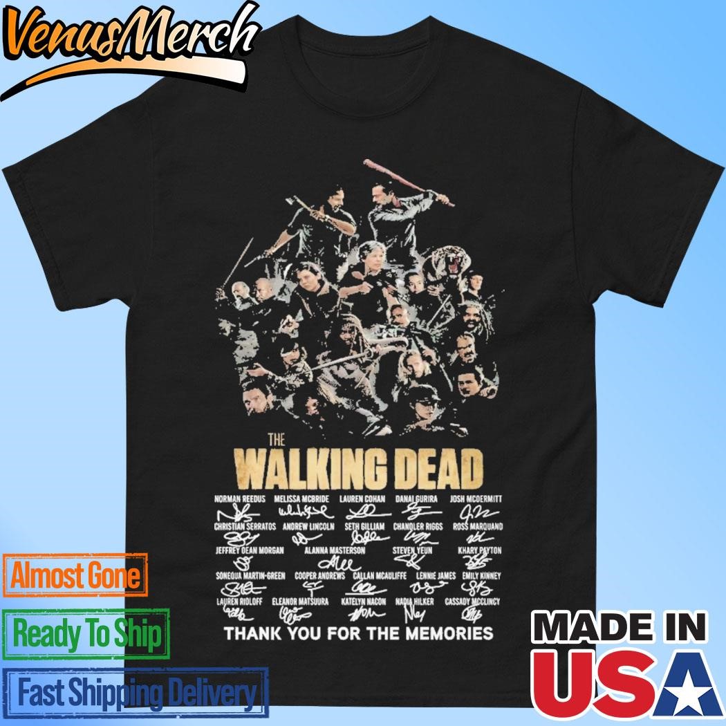 Official The Walking Dead Signature Thank You For The Memories Unisex T-Shirt