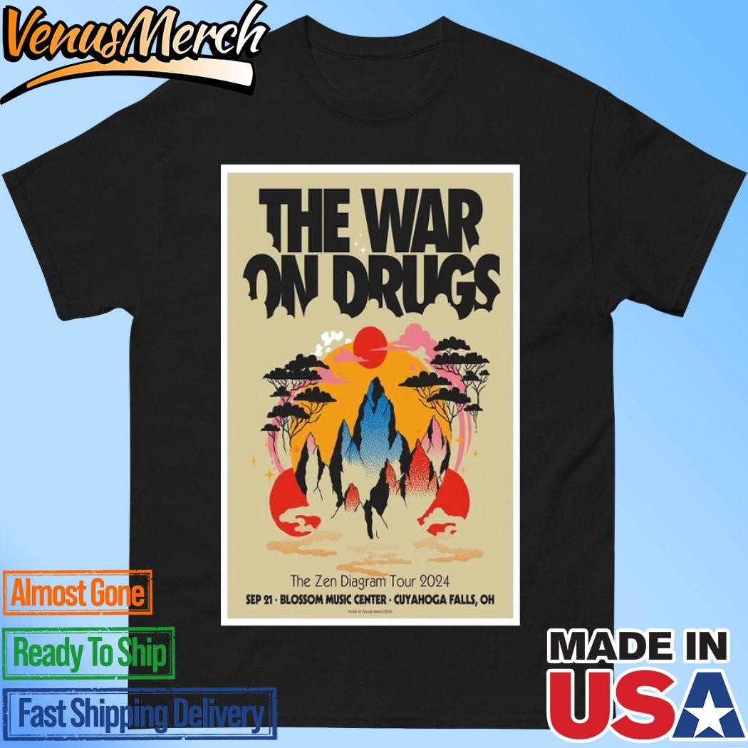 Official The War On Drugs At Blossom Music Center In Cuyahoga Falls, OH Sept 21, 2024 Poster Shirt