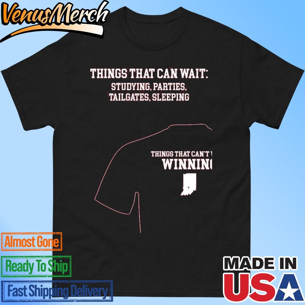 Official Things That Can Wait Studying Parties Tailgate Sleeping Shirt