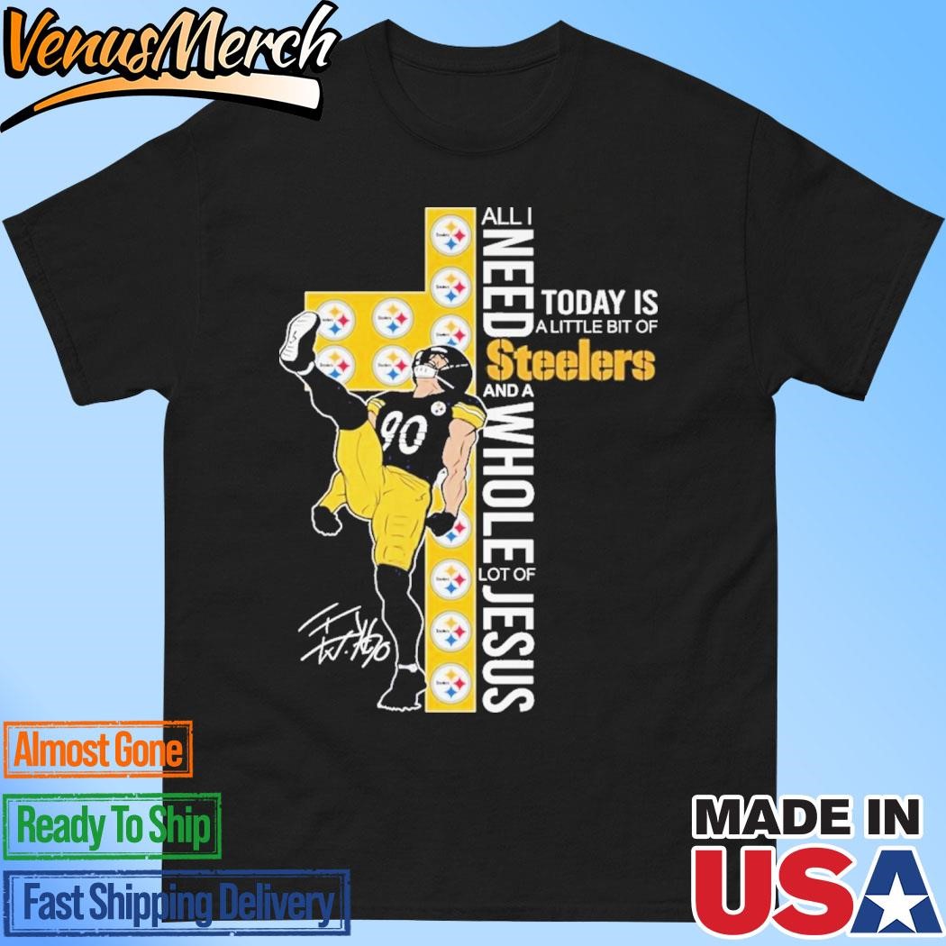 Official Today Is A Little Bit Of Pittsburgh Steelers T. J. Watt Signature Unisex T-Shirt