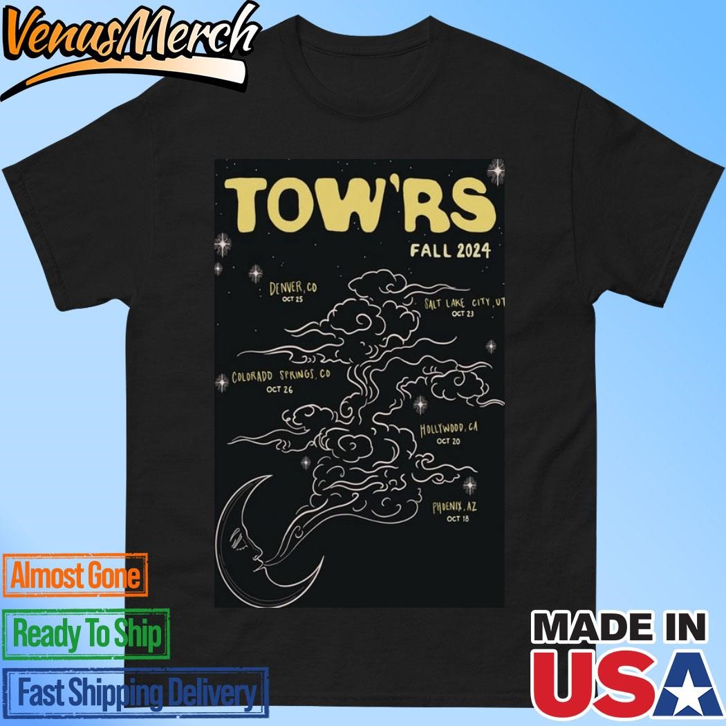 Official Tow'rs Phoenix Az Oct 18 2024 Fall Tour Poster Event Shirt