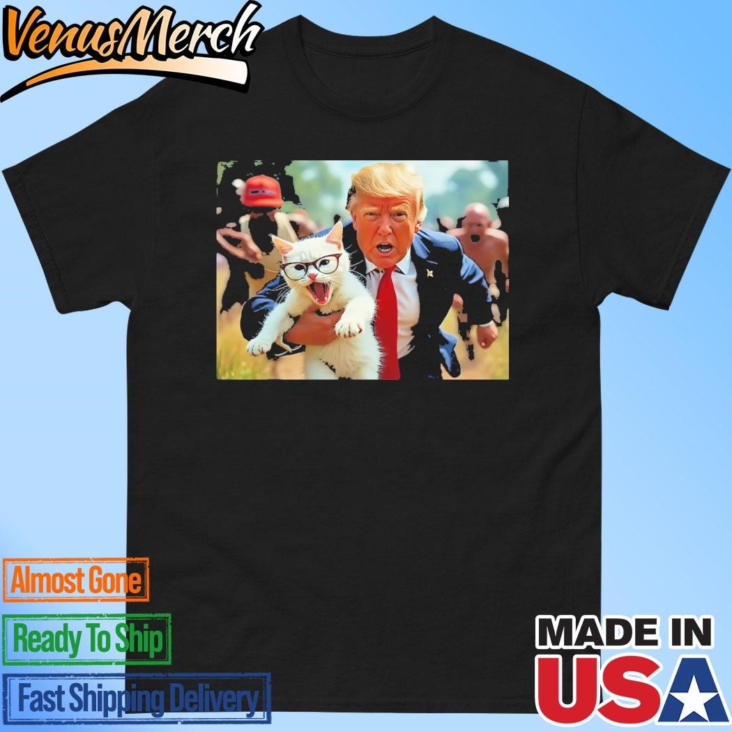 Official Trump Holding Cat Vote Trump Pets For Trump Vote President T-Shirt