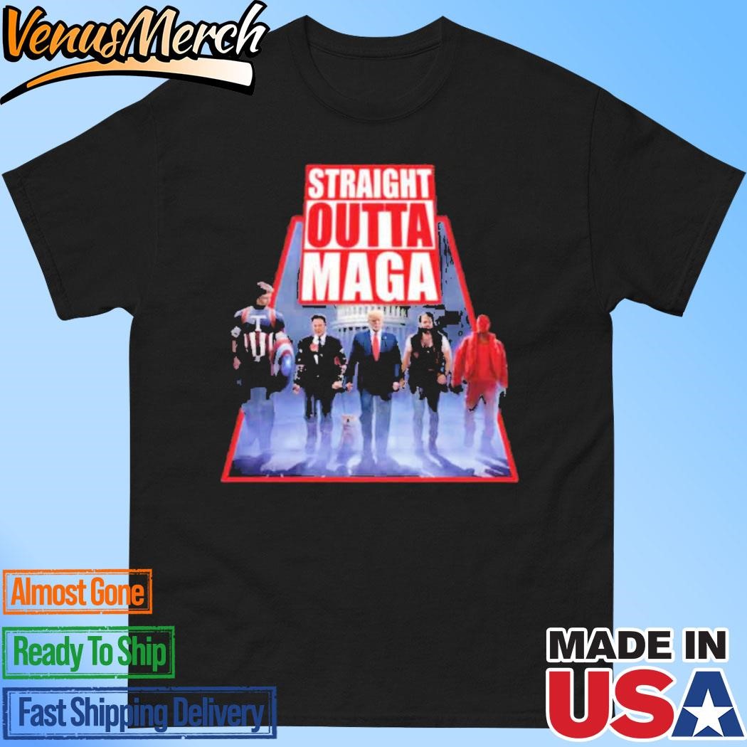 Official Trump Straight Outta MAGA 2024 Pride T-Shirt