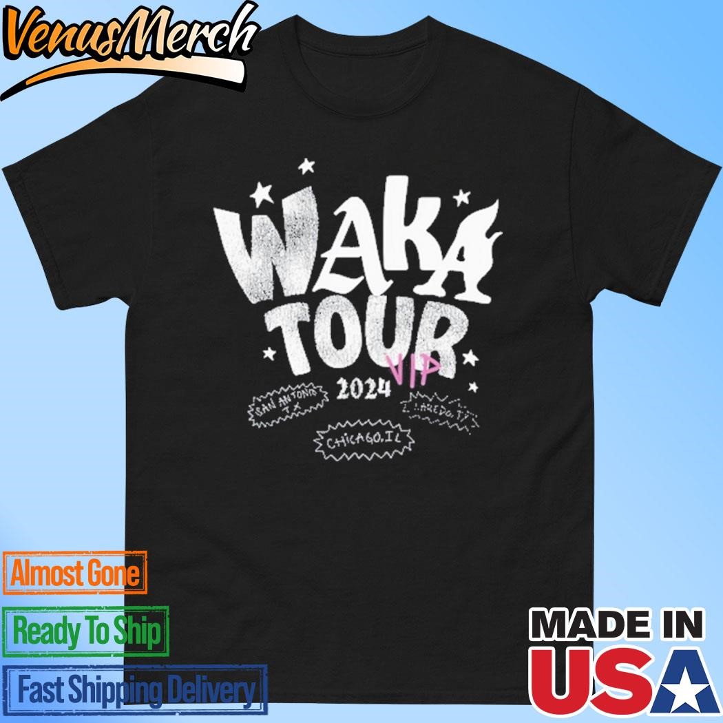 Official Waka Worldwide Waka Tour 2024 Vip Live At Texas And Illinois Concert Shirt