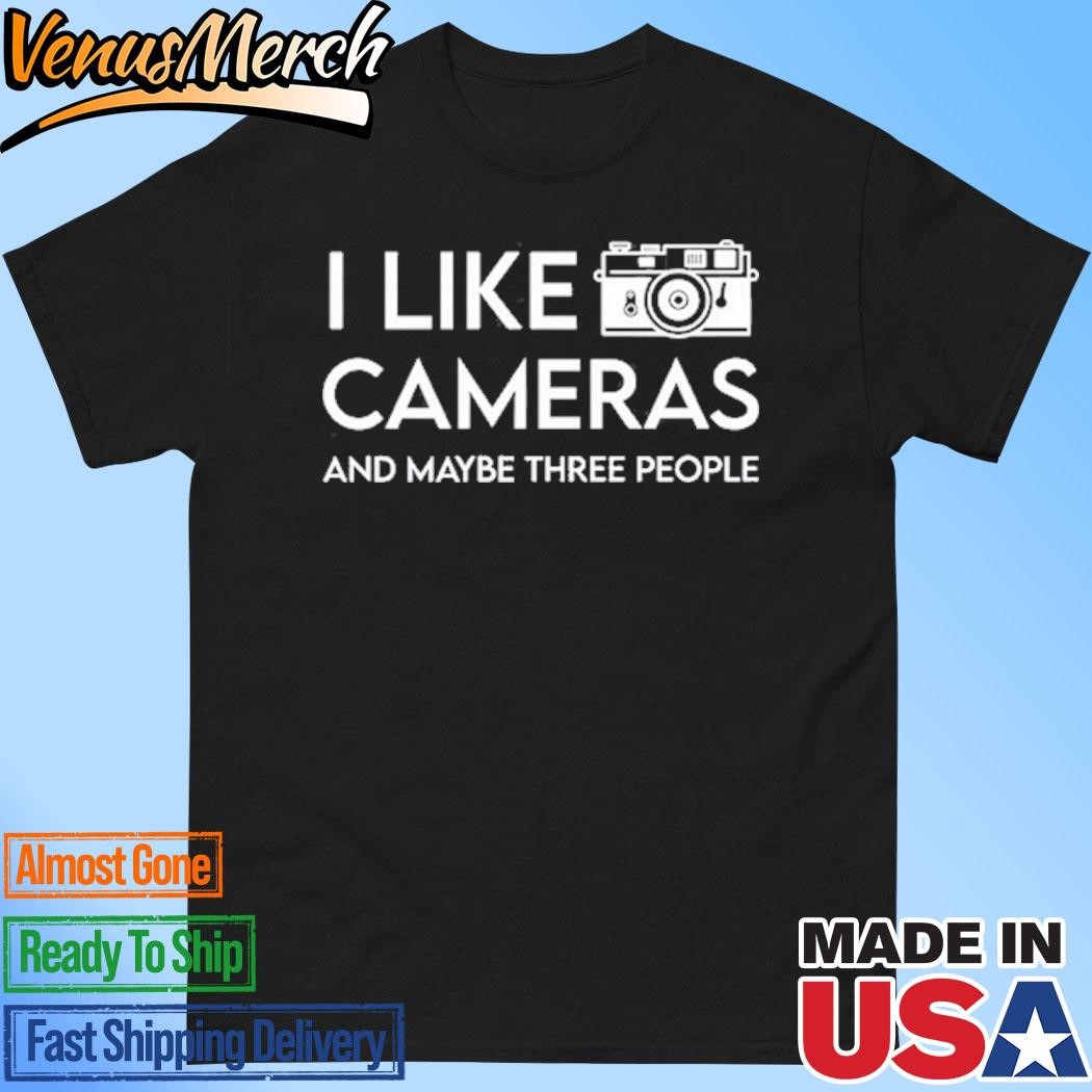 Official Wayne Setser I Like To Cameras And Maybe Three People Shirt