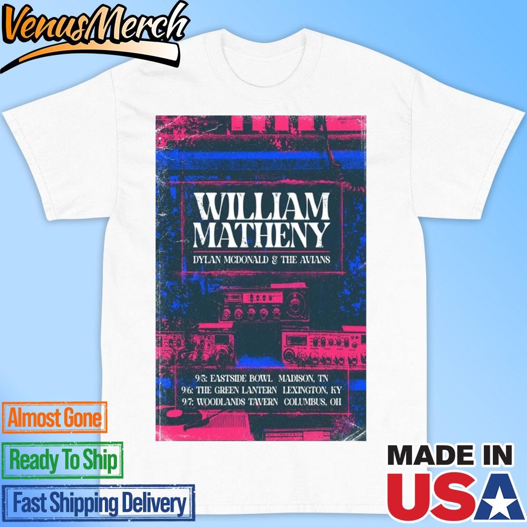 Official William Matheny Sep 5 2024 Eastside Bowl in Nashville TN Poster Shirt