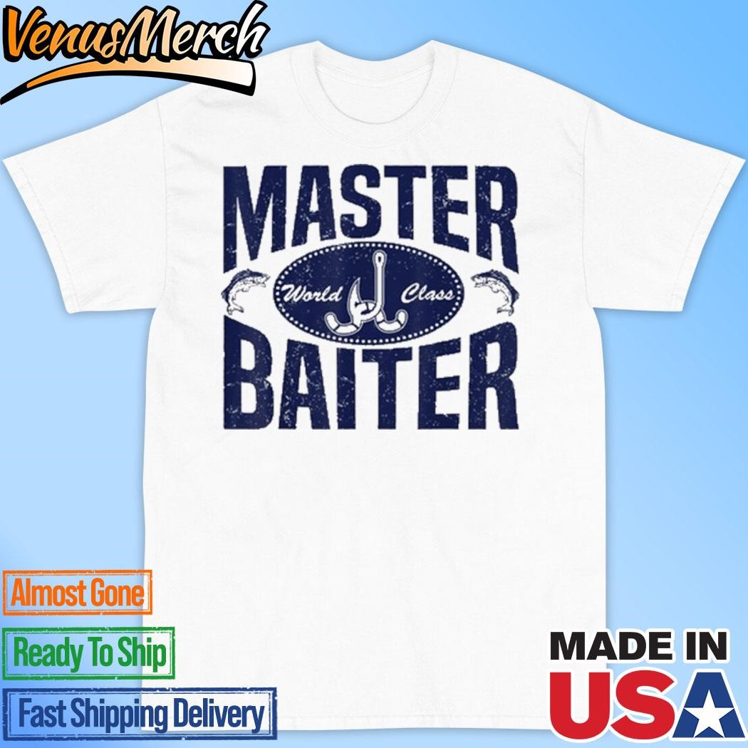 Official World Class Master Baiter Fishing Bait T-Shirt