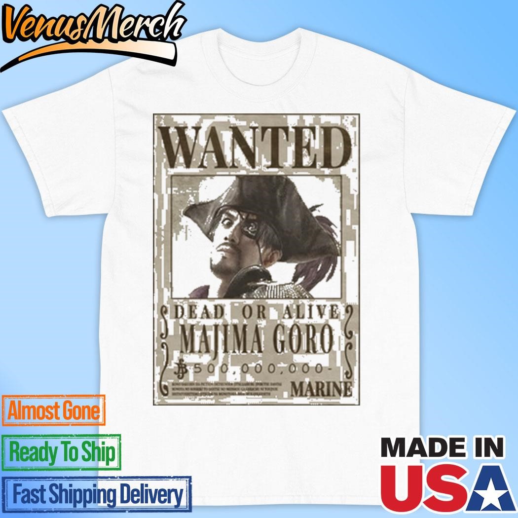 Official Yakuza Fan Wanted Dead Or Alive Majima Goro Shirt