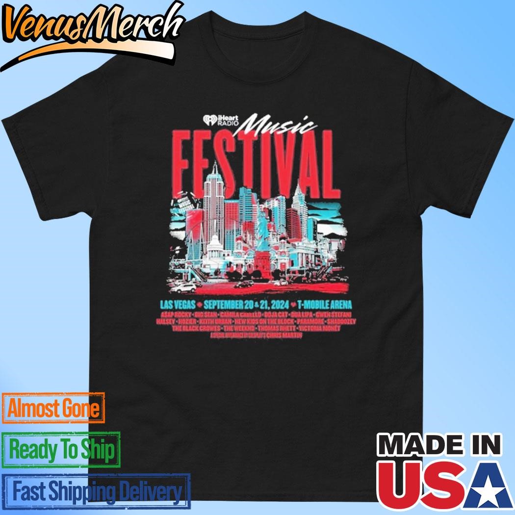 Official iHeartRadio Music Festival T Mobile Arena Sept 20-21 2024 Shirt