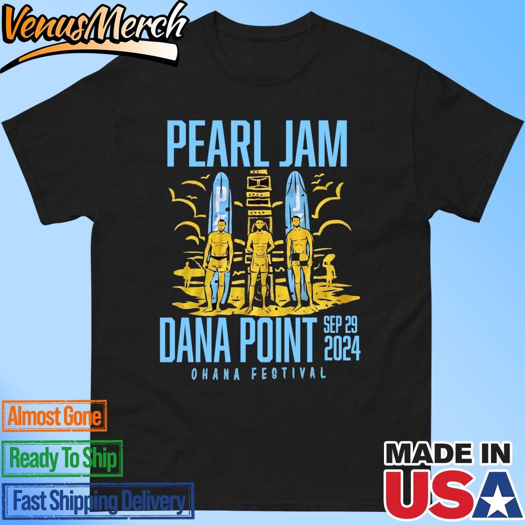 Pearl Jam 2024 Tour Ohana Festival Dana Point, Ca Sept 29 T-Shirt