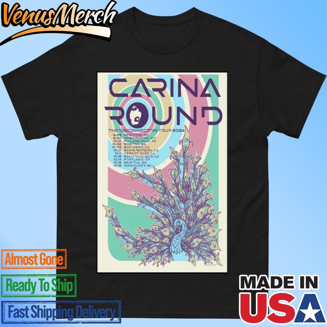 Official Carina Round The Disconnection Tour 2024 Poster Shirt