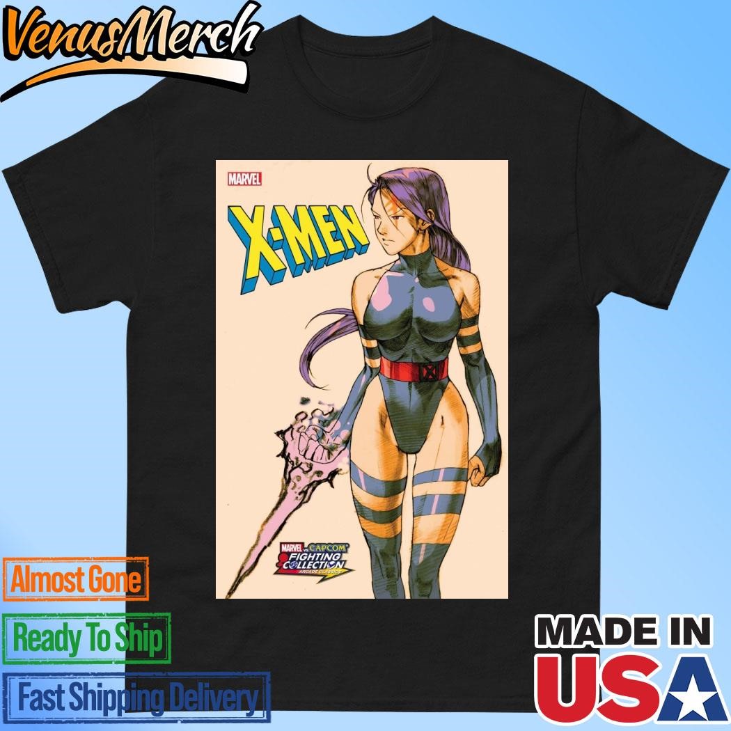 Official X-Men And Uncanny X-Men Marvel vs Capcom Variant Covers By Bengus Betsy Braddock Psylocke Poster Shirt