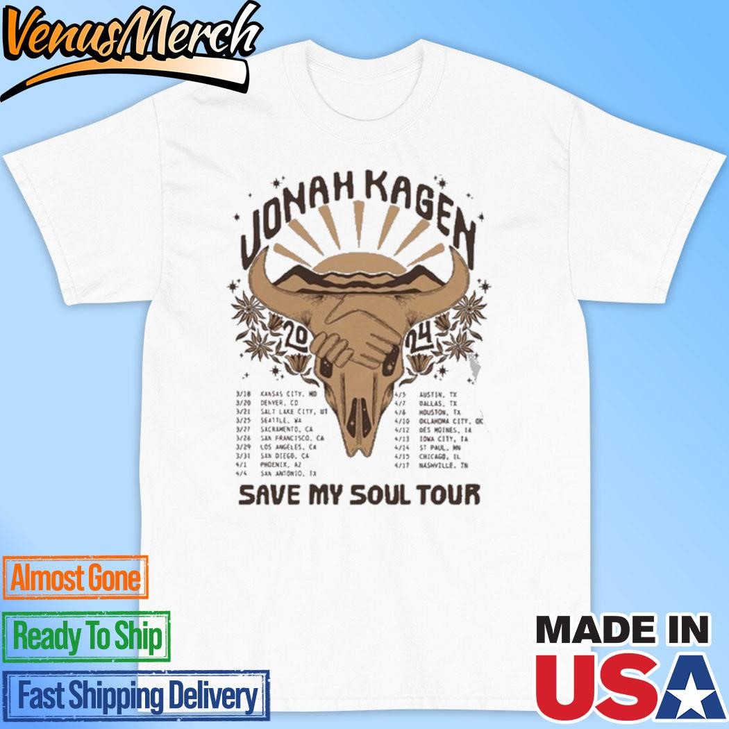 Official Jonah Kagen Save My Soul Tour 2024 Shirt