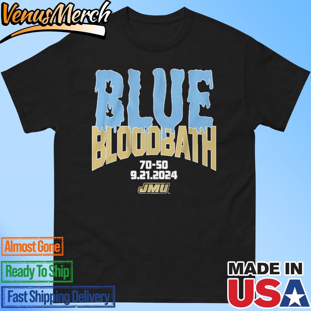 Official JMU Football Blue Bloodbath Shirt