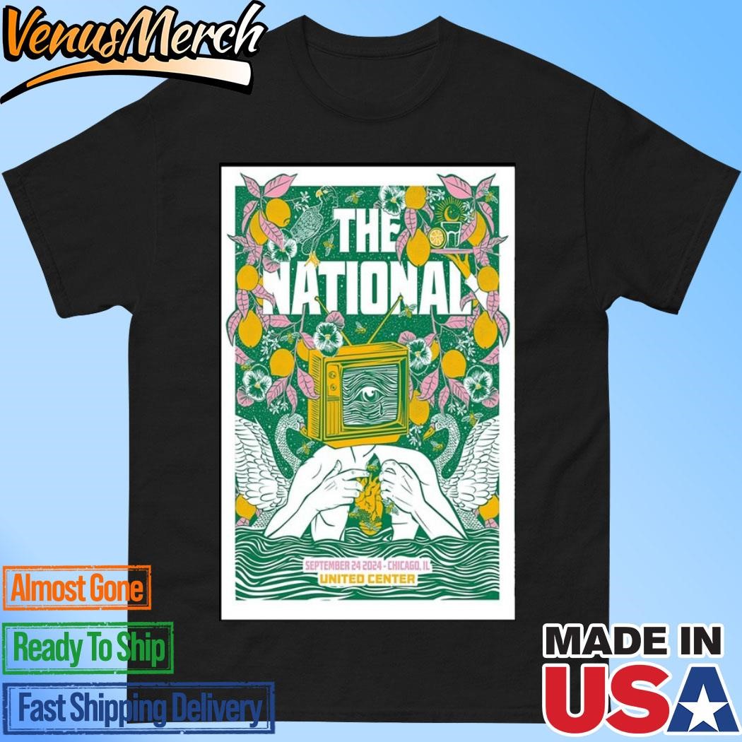 Official The National Chicago, IL Sept 24 2024 Tour Poster Shirt