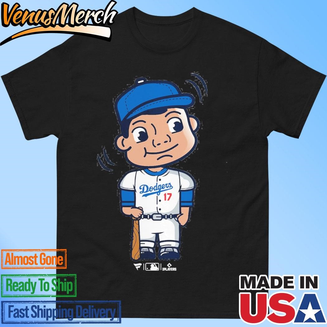 Official Shohei Ohtani Los Angeles Dodgers 17 Bobble T-shirt