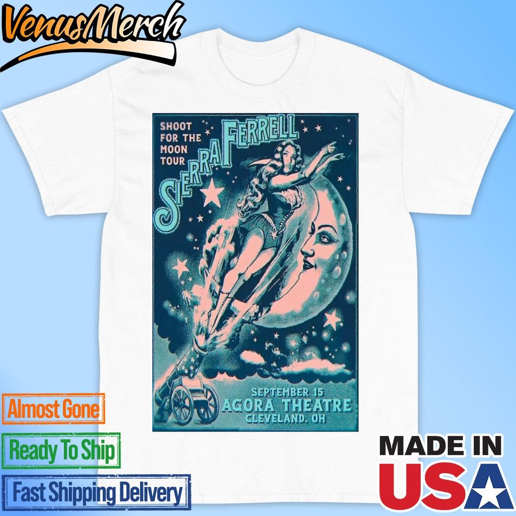 Official Sierra Ferrell Cleveland, OH September 15 2024 Agora Theatre Concert Poster Shirt