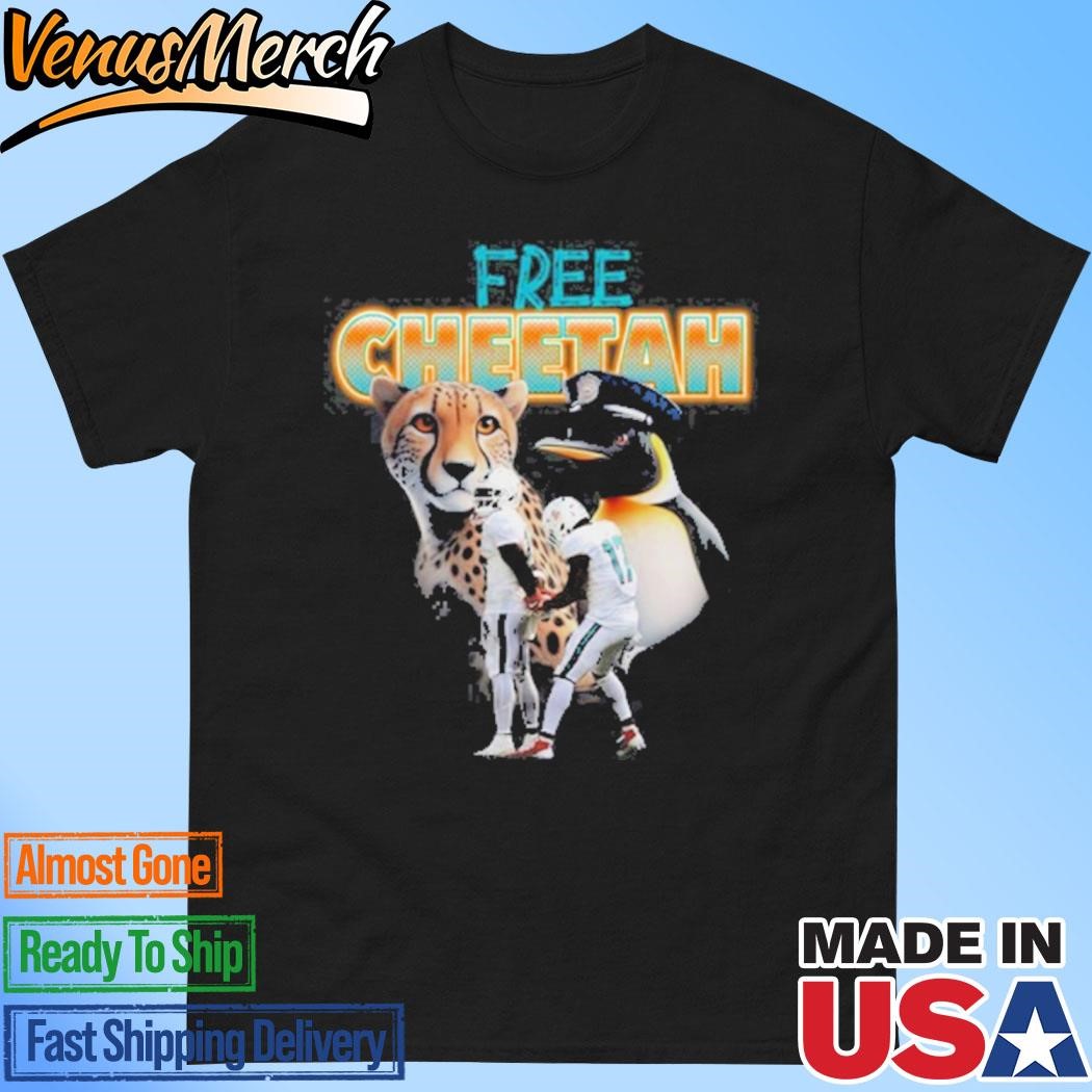 Official Jaelan Phillips Tyreek Hill Free Cheetah T-Shirt