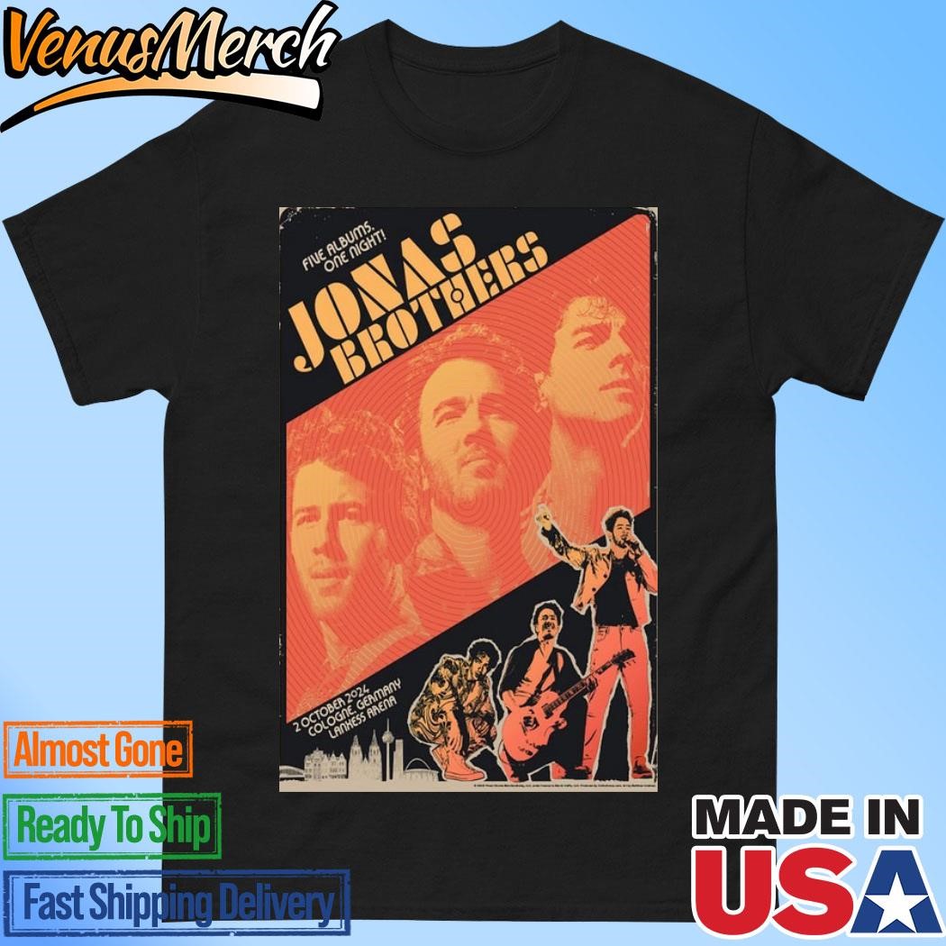 Jonas Brothers Concert Lanxess Arena, Cologne, Germany October 2, 2024 Poster Shirt