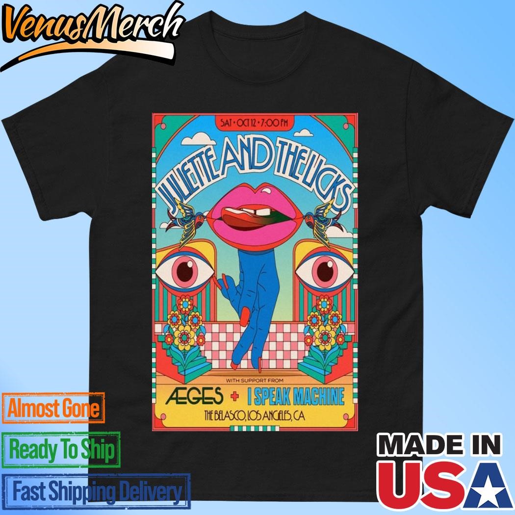 Juliette And The Licks 2024 Los Angeles, CA Poster Shirt