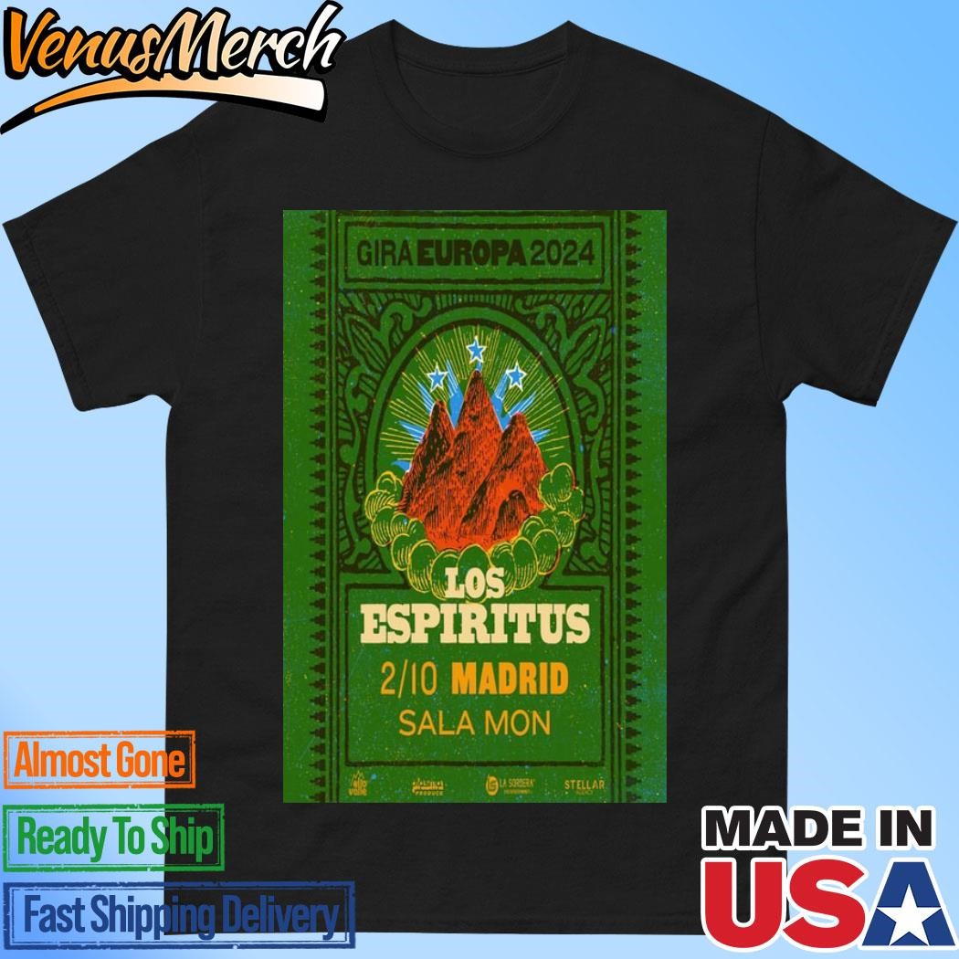 Los Espíritus Sala MON Live Madrid in Madrid Oct 02 2024 Tour Poster Shirt