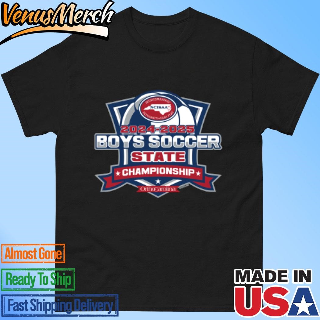 Official 2024-2025 (NCISAA) Boys Soccer State Championship Shirt