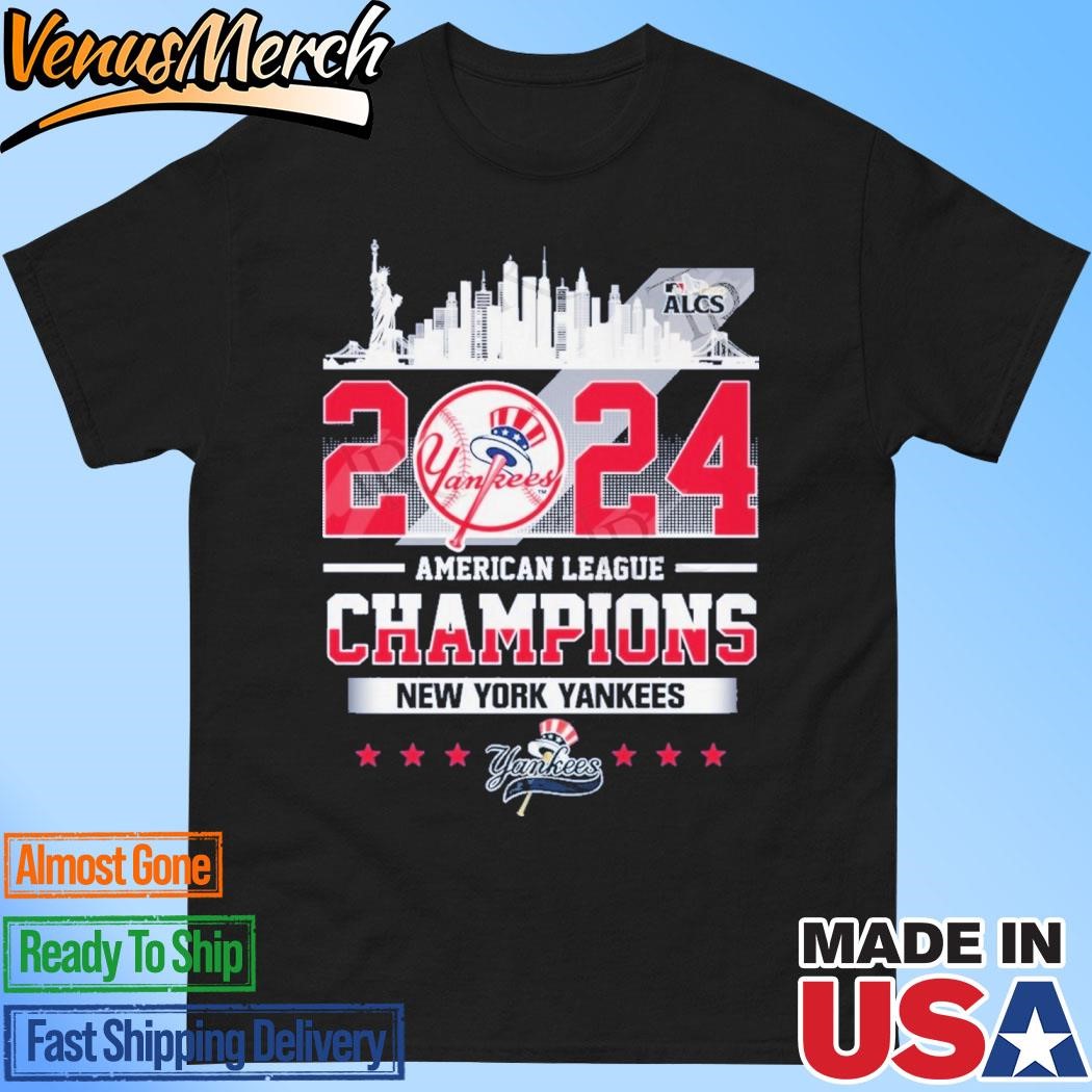 Official 2024 American League Champions New York Yankees T-Shirt