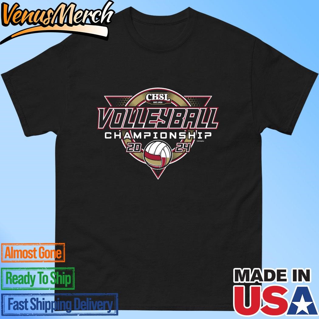 Official 2024 CHSL Volleyball Championship T-Shirt