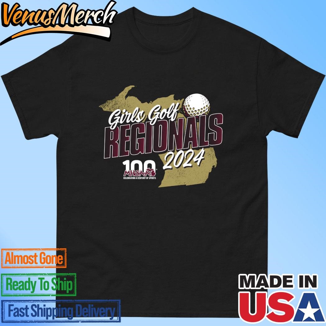 Official 2024 MHSAA Girls Golf Regionals T-Shirt