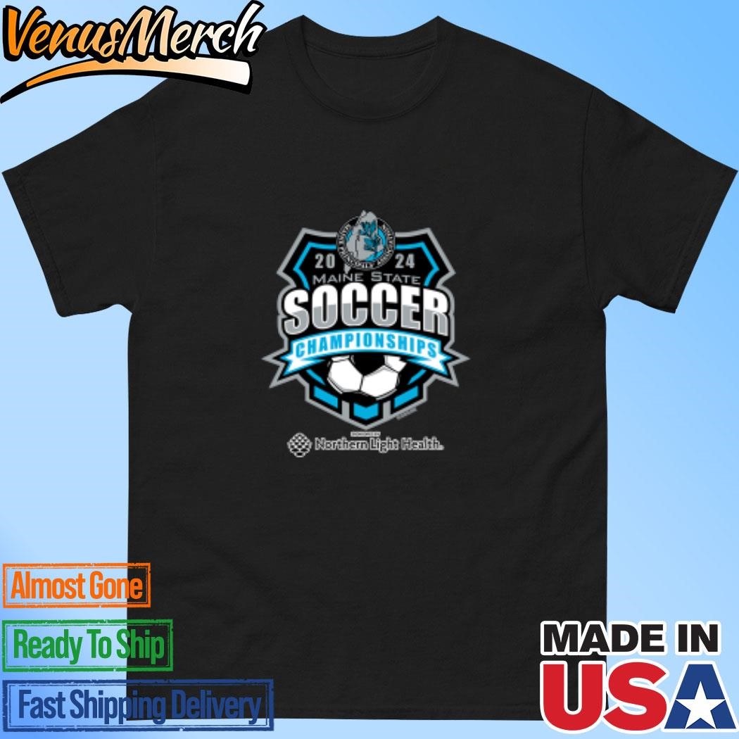 Official 2024 (MPA) Maine State Soccer Championships shirt