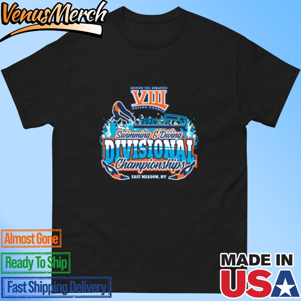 Official 2024 (NYSPHSAA Section VIII) Swimming & Diving Divisional Championships Shirt