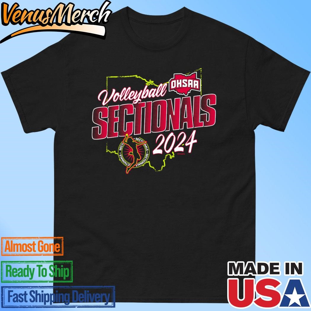 Official 2024 OHSAA Volleyball Sectionals T-Shirt