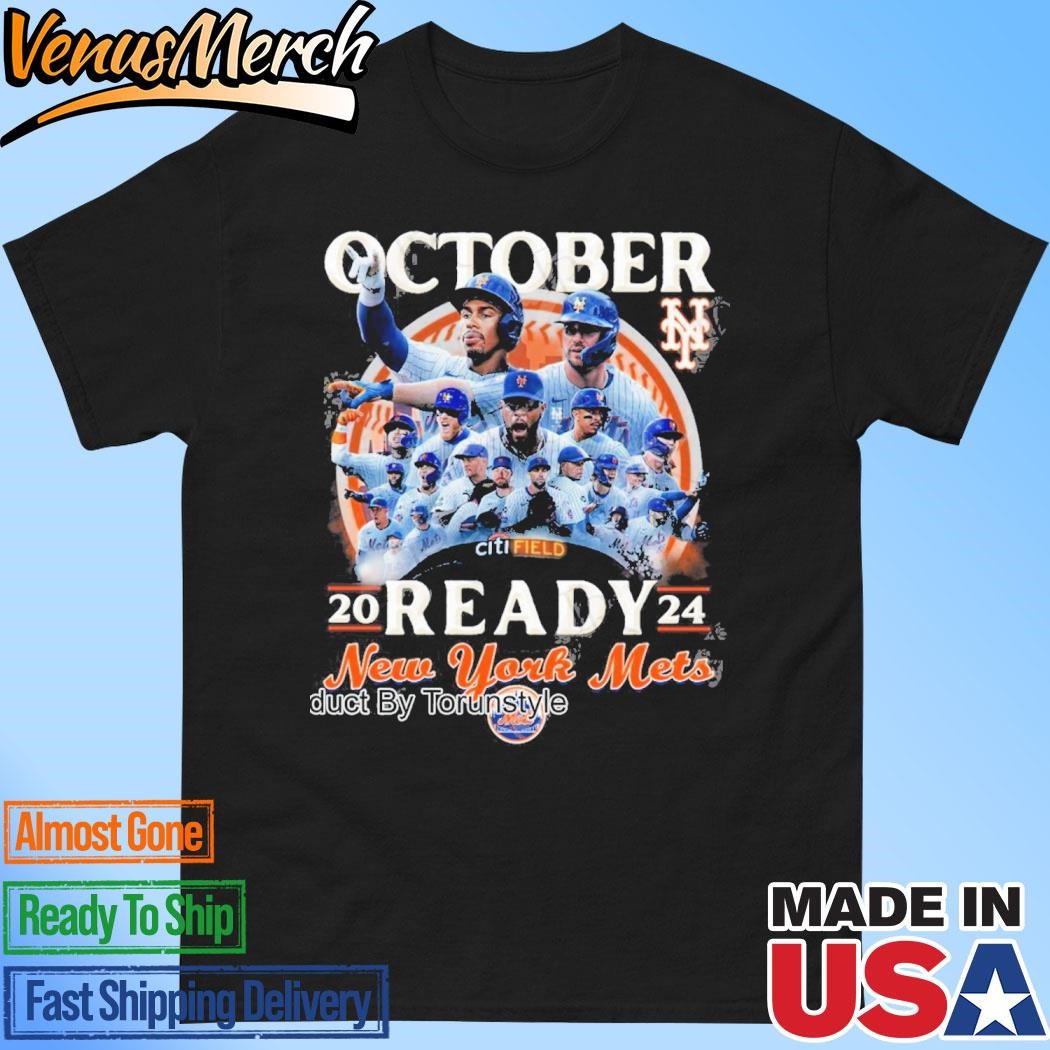 Official 2024 October Ready New York Mets T-Shirt