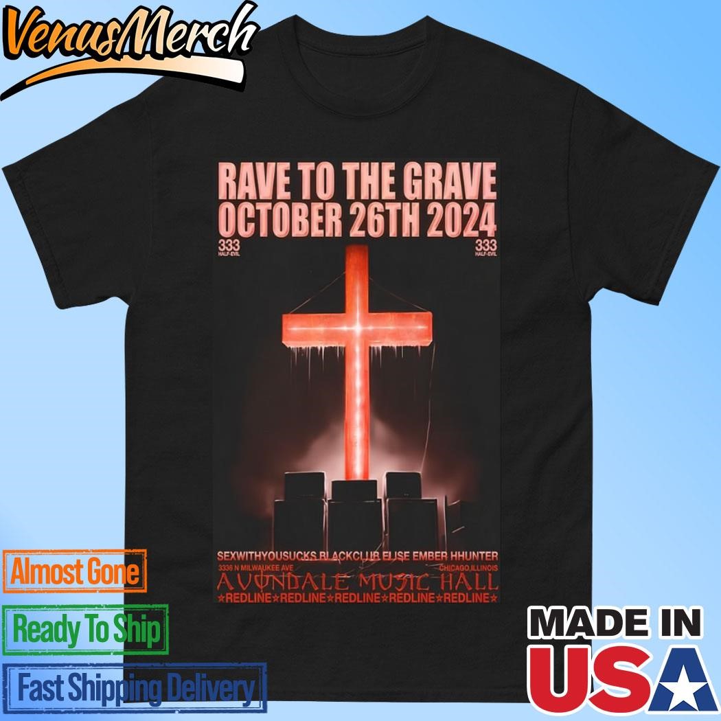 Official 333 Half-Evil chicago, IL A Vondale Music Hall Oct 26 2024 Tour Halloween Poster Shirt