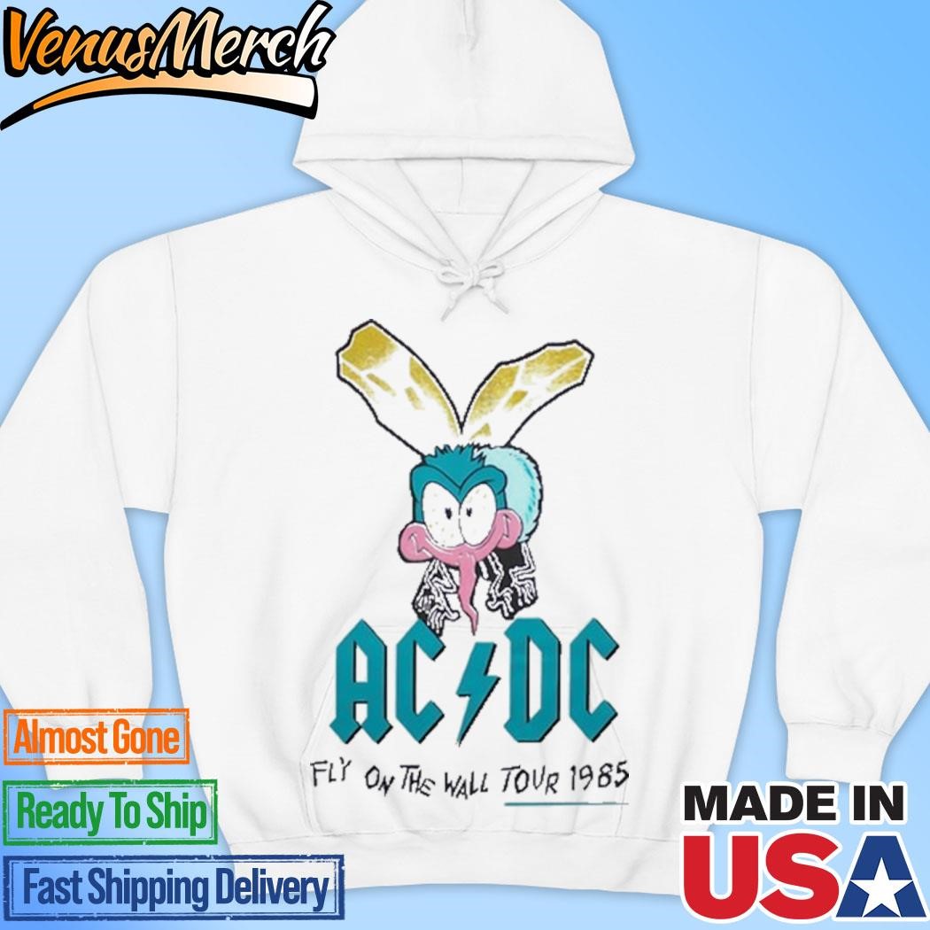 Official AC-DC Fly On The Wall Tour 1985 Hoodie