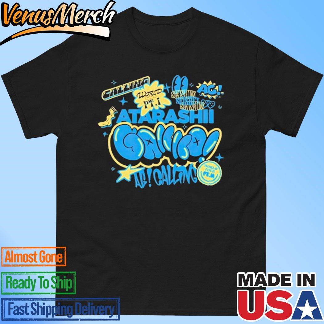 Official AG Calling Blue & Black Tour T-Shirt