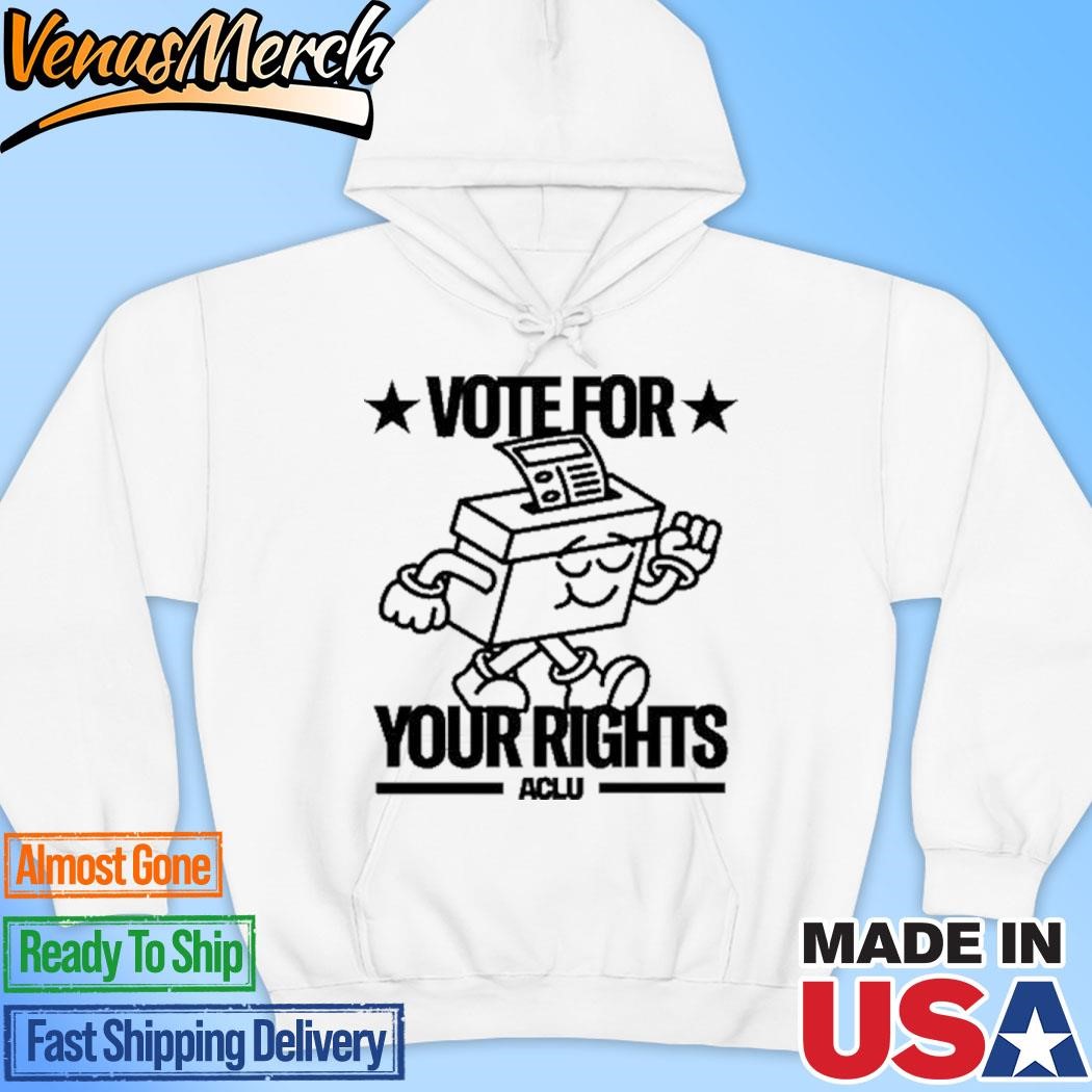 Official Aclu Vote For Your Rights Hoodie