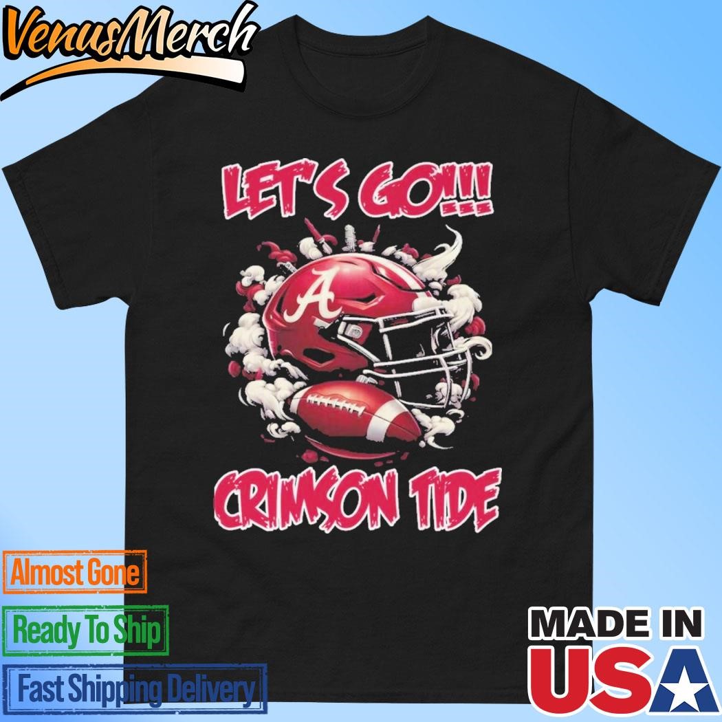 Official Alabama Crimson Tide Football Proud Let’s Go Crimson Tide T-Shirt