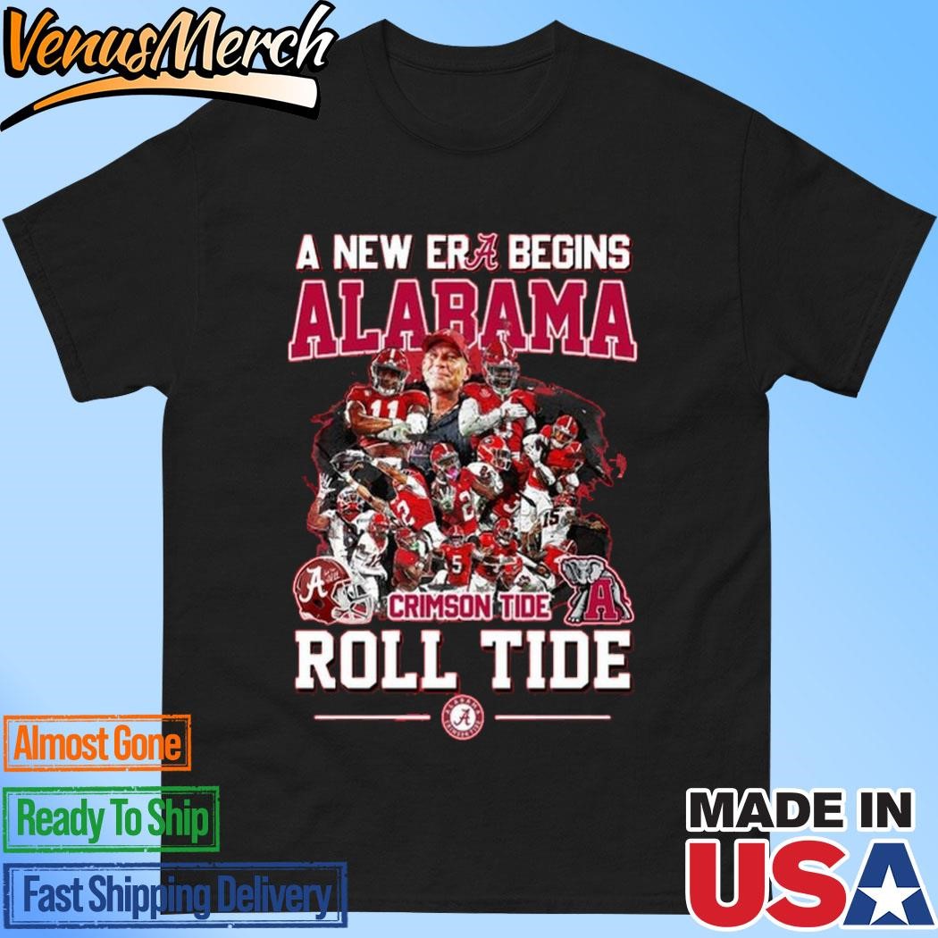 Official Alabama Crimson Tide New Era Begins Alabama Roll Tide 2024 T-Shirt